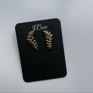 NWT J.Crew Gold Stud Earrings